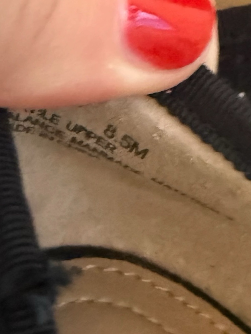 Kelly & Katie Black Tweed Ballet Flats Size 8.5 Bow Block Heel Chanel - Picture 11 of 12